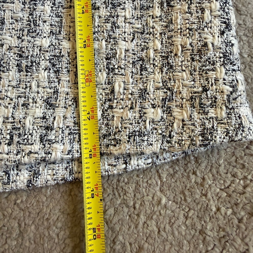 Rachel Zoe Plaid Tweed Lined Mini Skirt- size 6 - Picture 6 of 8